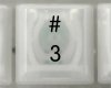 3 # Keycap, iBook G3 Clamshell, Original