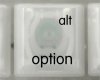 option alt, Right Keycap, iBook G3 Clamshell, Original