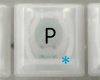 P Keycap, iBook G3 Clamshell, Original Blueberry