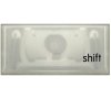 Shift, Right Keycap, iBook G3 Clamshell, Original