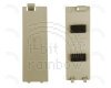 Macintosh Battery Door, Beige V2 (128K/512K/Plus)