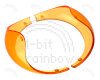 Apple Mouse Colour Trim Set, Hockey Puck M4848, Tangerine/Orange