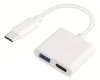 OTG Budget Adapter, USB-C male to USB-C Female & USB-A Female