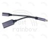 Splitter Cable, USB-C male to USB-C Female & USB-A Female