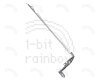 PowerBook G3 Display Hinges, LG Right (Lombard)